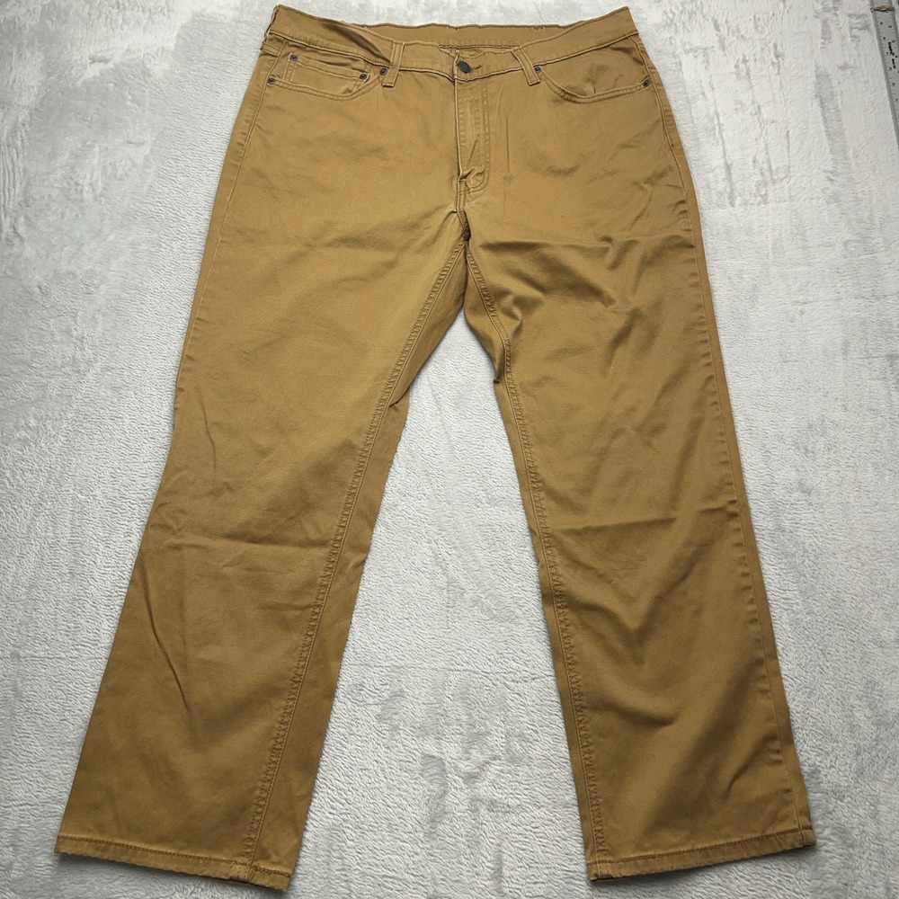 Levi's 541 Athletic Taper Chinos Khaki Brown Mens Pants Size 38x30
